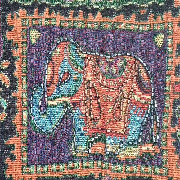 Joseph Ribkoff Trends Womens Beaded Tapestry Jacket Medium Multicolor Full Zip - Picture 3 of 12